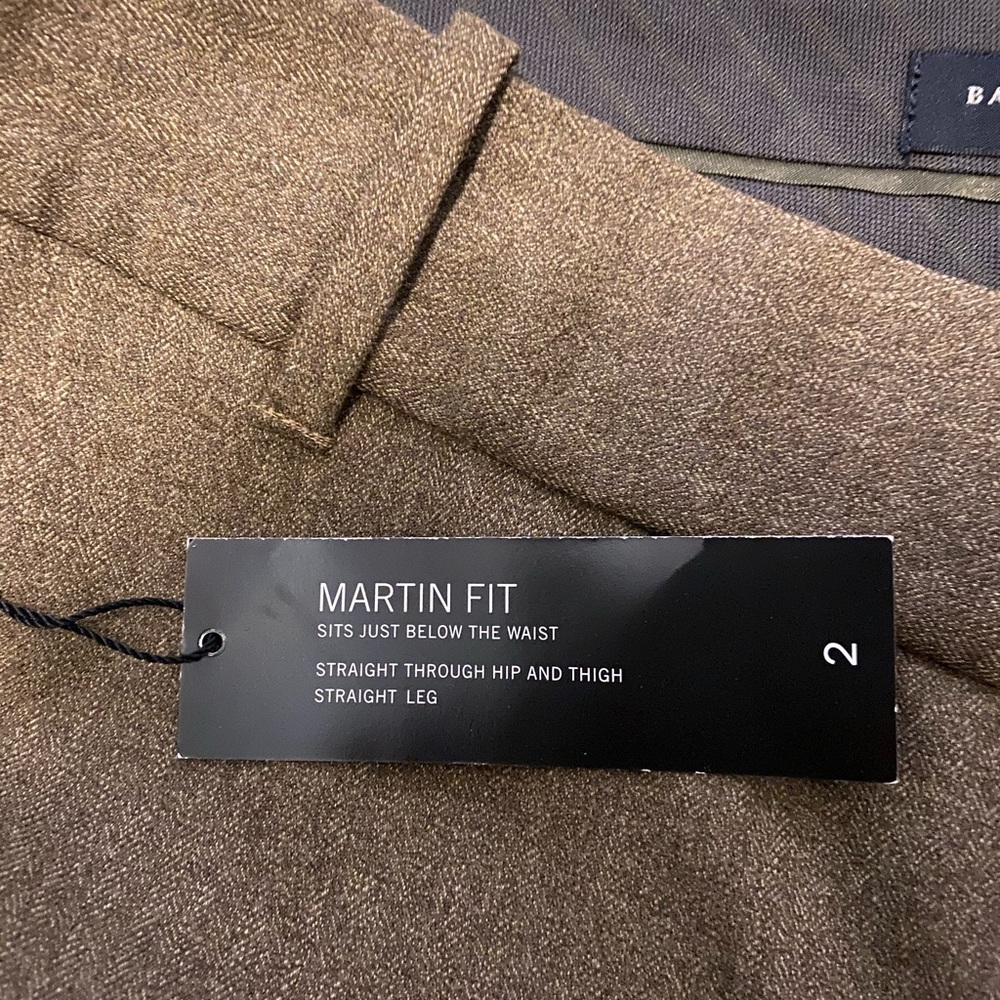 NWT Banana Republic Martin-Fit Brown Stretch Pants - Picture 11 of 12